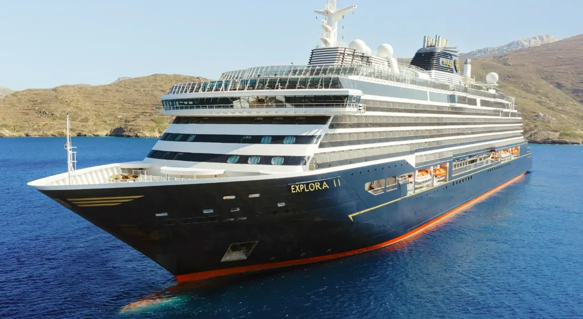 Explora Journeys 2026 fleet overview: ultra-luxury ship at sea featuring all-suite Homes at Sea with private oceanfront terraces This image showcases the sleek Explora fleet and the 2026 “Homes at Sea” experience while exploring off-the-beaten-path destinations.