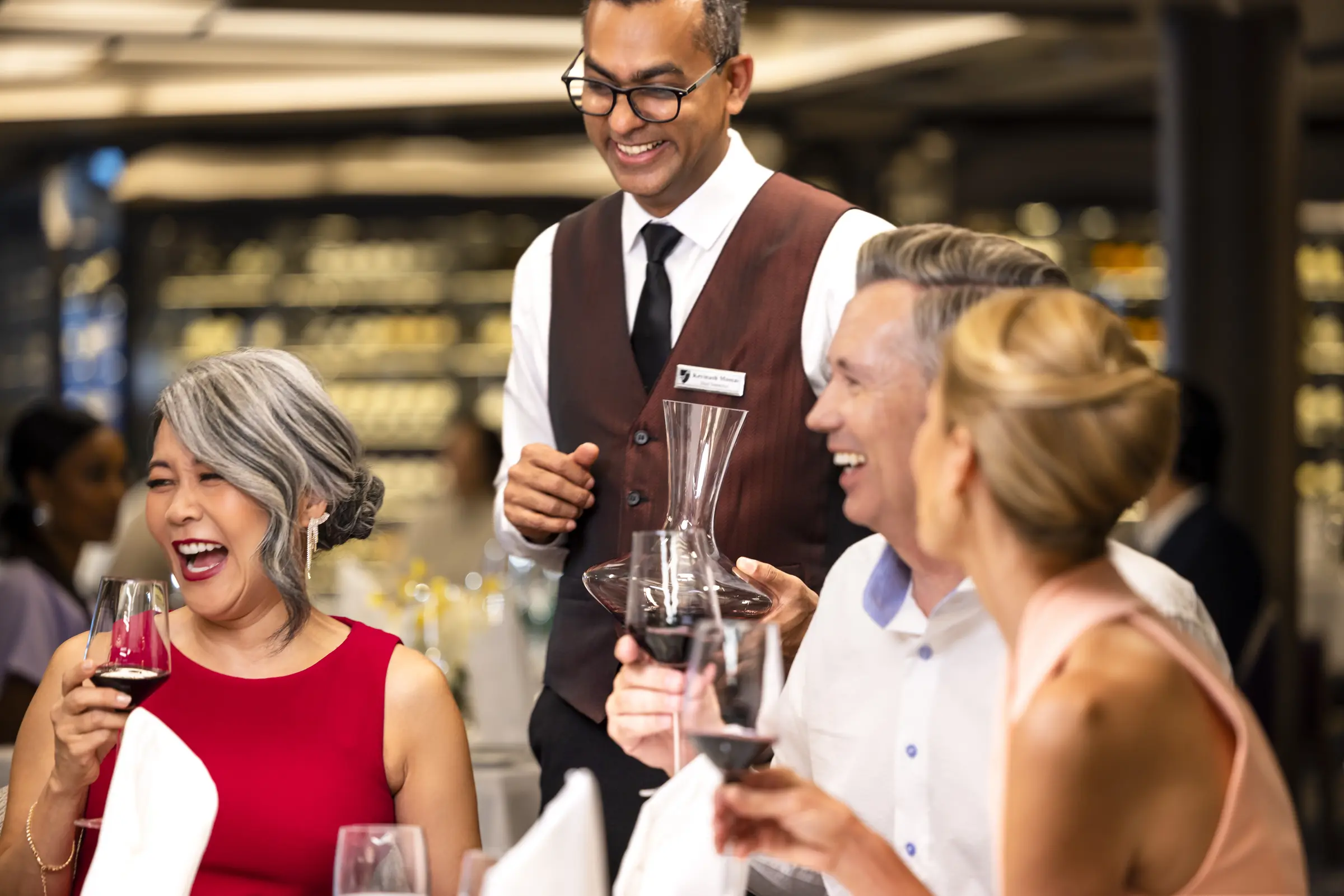 Savor Seabourn’s gourmet cuisine and fine wines. Enjoy world-class dishes crafted by renowned chefs in an intimate, sophisticated dining setting.