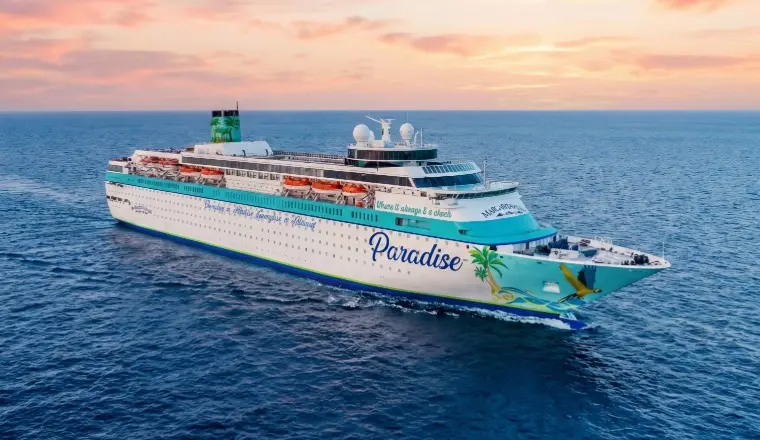 A fun tropical cover of Margaritaville at Sea Islander, highlighting 2026 short-break Bahamas and Caribbean deals.