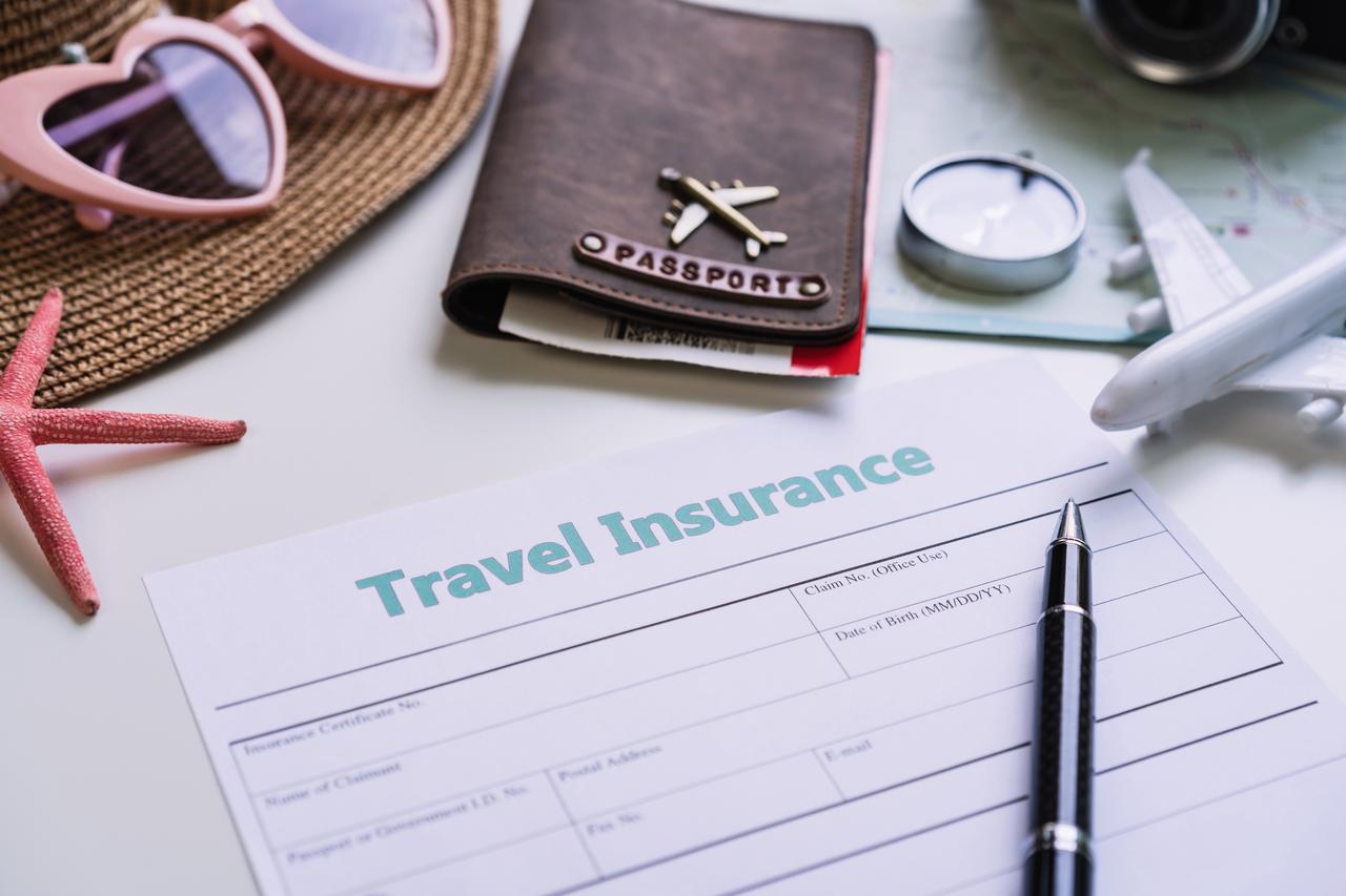 A blank travel insurance form