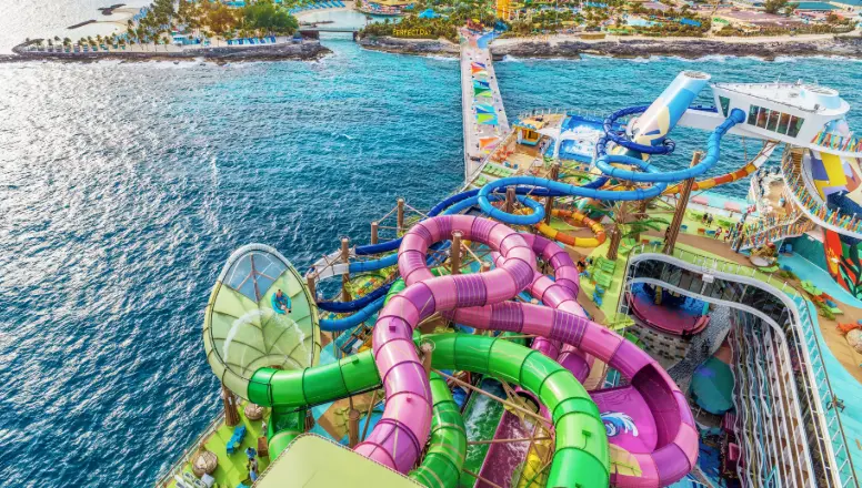 Experience the ultimate Aqua Park on Royal Caribbean. Non-stop family fun awaits.