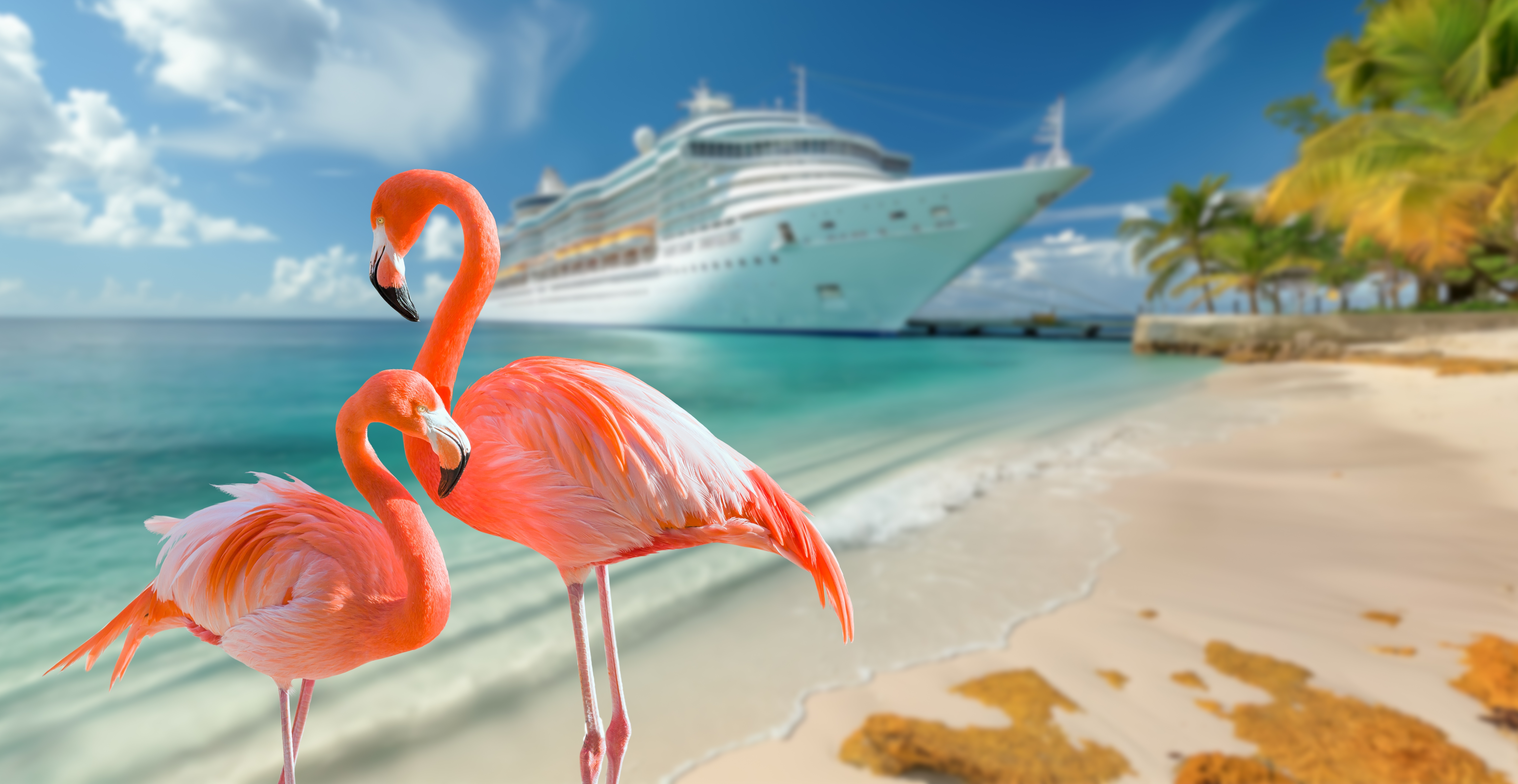 Explore multiple destinations during a cruise trip.