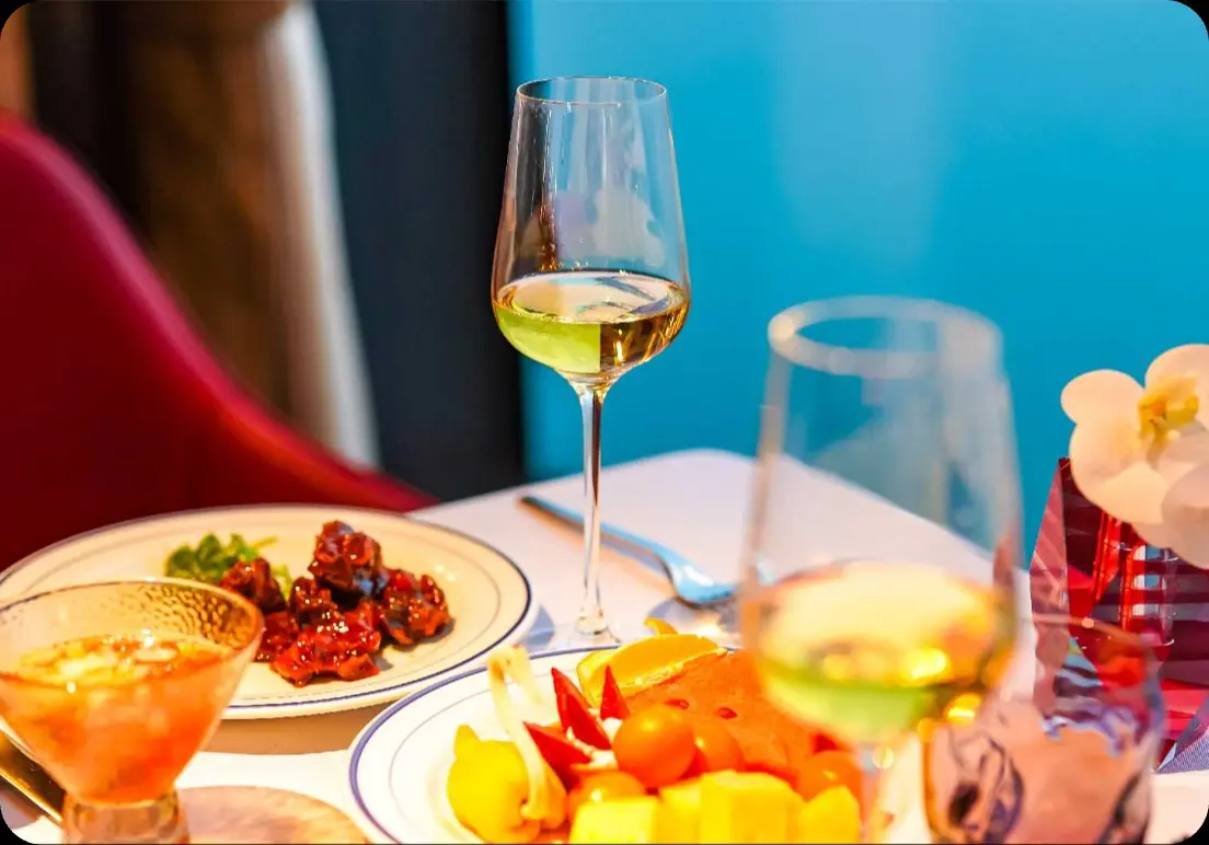 Experience a sophisticated East-meets-West journey at the Panoramic Restaurant.