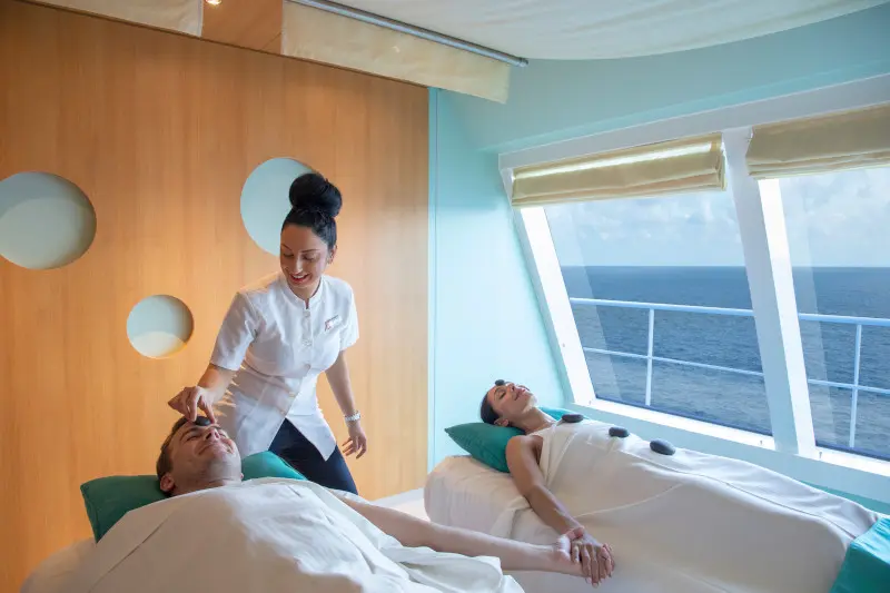 Recharge at the Cloud 9 Spa with refreshing facials, deep-tissue massages, and thermal suites. Your ultimate escape for total relaxation at sea.
