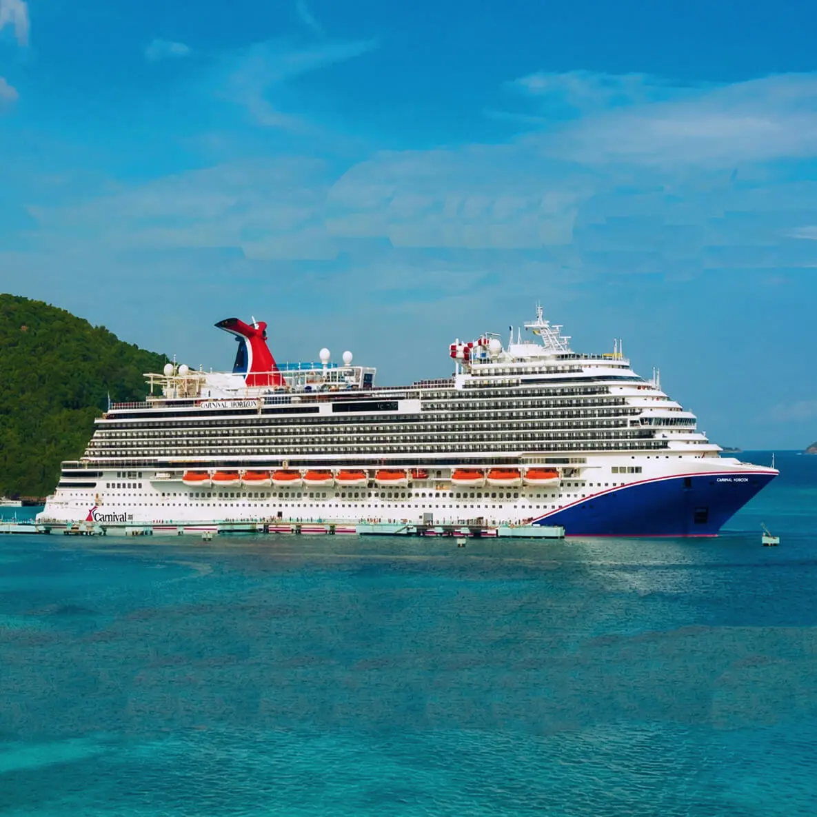 The line that brings the sea and the sky together inspired to build a ship that unites you with great fun, comfort, dining and exotic destinations. And most importantly, unites you with one another. It's Carnival Horizon! This ship doesn't just do it a little bit, either. First, Carnival Horizon goes big with the two-screen Carnival Multiplex&reg;, which brings together one theater packed with huge IMAX&reg; action and one with 3D visuals, incredible motion effects and more! This ship keeps things flowing with an onboard waterpark that splashes you more than a little &mdash; Dr. Seuss WaterWorks&trade; splashes you oodles, with a little help from the wacky characters everybody loves. Go for a bike ride way, way above it all at SkyRide&reg;. The Punchliner Comedy Club&trade; and Playlist Productions&trade; are just two of your top entertainment picks, while Lip Sync Battle&trade;. Carnival is your chance to take all the talent you packed before you left home and show it off, up on stage.