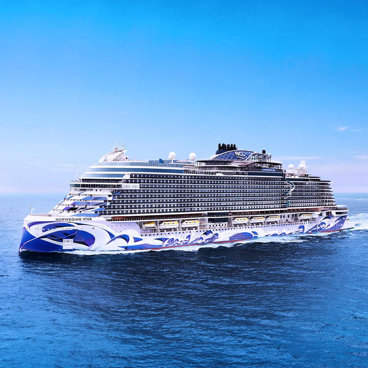Welcome aboard the all-new Norwegian Viva, the next stunning ship in the brand-new Prima Class, designed for you to live life to the fullest. Explore the greater wide open aboard the most spacious new cruise ship at sea with the most outdoor deck space so you can get up close and personal with the ocean.