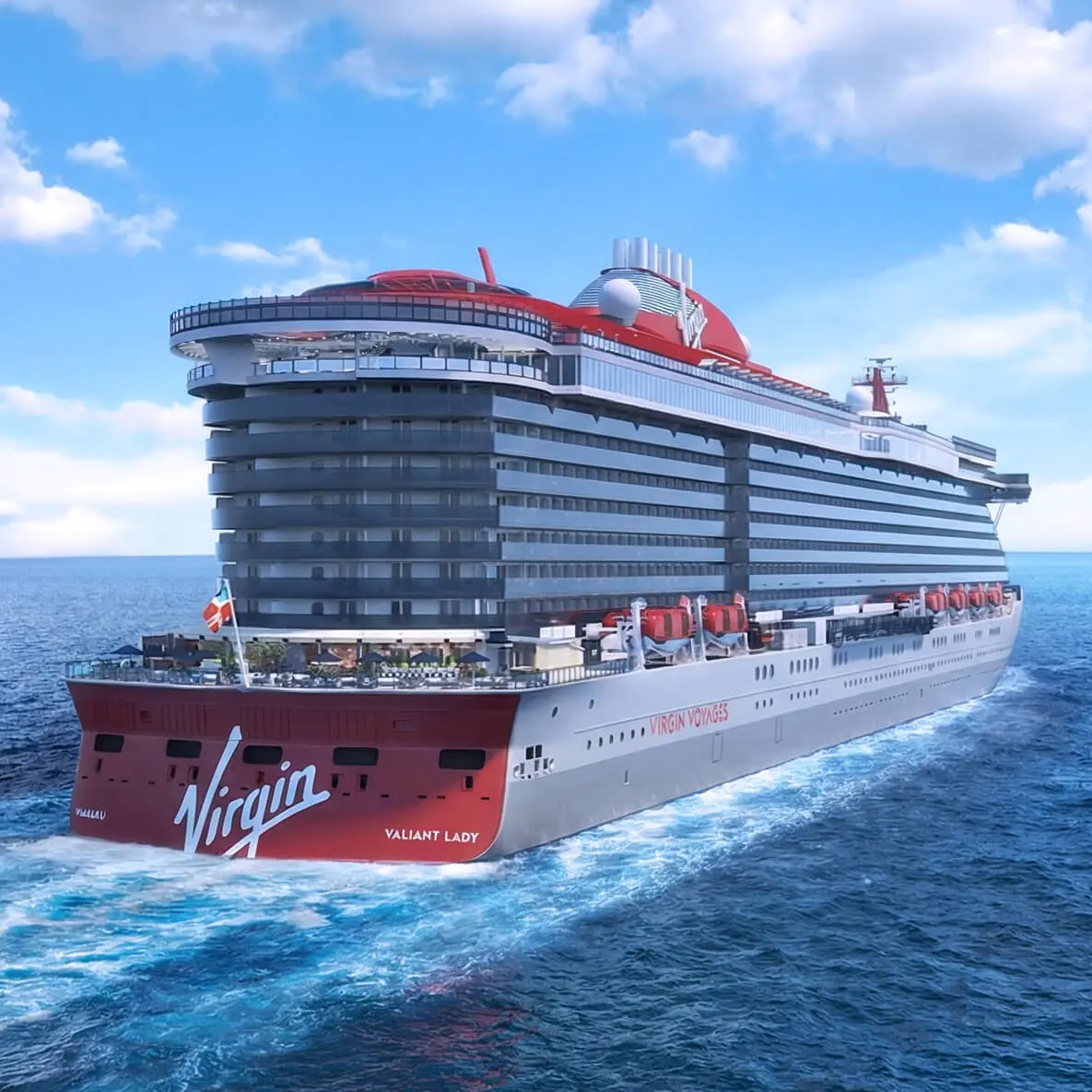 With a name derived from the Latin, “valere” (which means to be strong) the second lady ship valiant Lady calls Barcelona her home — setting sail through the Mediterranean in the summers and spending her winters voyaging down in the Caribbean.