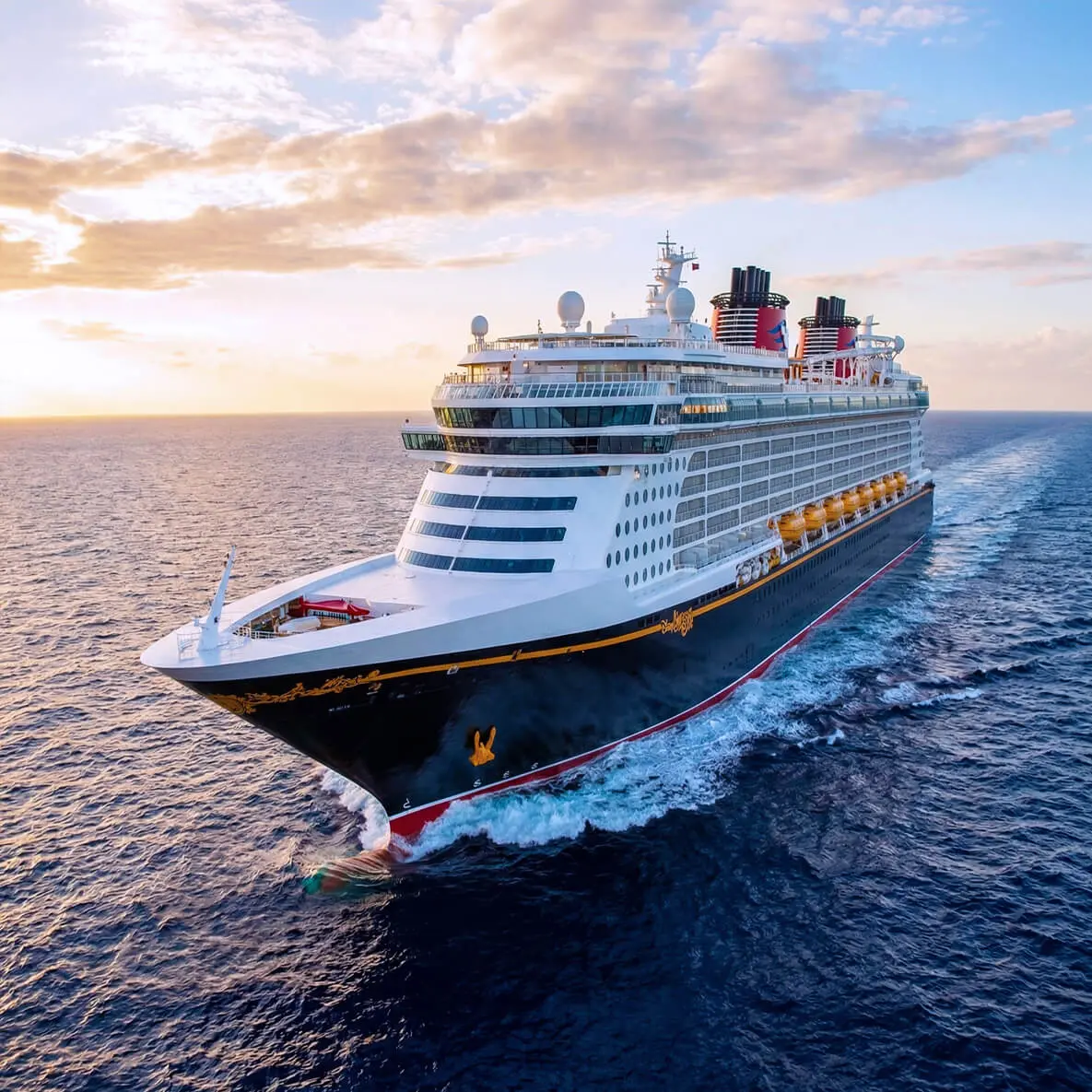 The Disney Dream combines elegant design, modern luxury, and immersive Disney storytelling to create an unforgettable family vacation at sea. Guests can enjoy magical dining experiences at Royal Palace, Enchanted Garden, and Animator&rsquo;s Palate, where themed d&eacute;cor and interactive entertainment bring Disney favorites to life. From thrilling attractions like the AquaDuck water coaster to spectacular Broadway-style productions including Beauty and the Beast, the ship offers nonstop excitement for all ages. Adults can unwind in sophisticated venues such as Remy, Palo, and the vibrant District nightlife area, while kids explore imaginative clubs inspired by Toy Story and Star Wars. Spacious staterooms, dazzling entertainment, and Disney&rsquo;s legendary service make the Disney Dream a truly enchanting cruise experience.