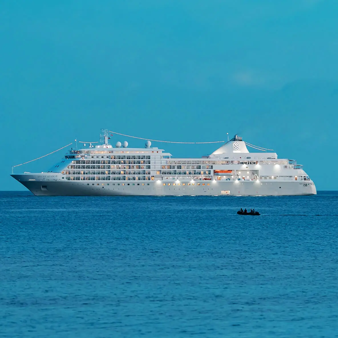Authentic experiences. Simple pleasures. Shared moments. Silversea’s Millennium Class luxury cruise ships Silver Shadow and Silver Whisper offer you freedom and space to design your day. Slightly larger in size than ships Silver Cloud and Silver Wind, Silver Shadow retains Silversea’s essence – spacious suites, a complement of only 388 guests, superior service – paired with a lively cosmopolitan atmosphere and enhanced amenities. Aboard the Silver Shadow, energize body and soul with complimentary Pilates and yoga in the expanded fitness center. Savour fine wines and French gastronomy in La Dame, enjoy authentic Italian cuisine in La Terrazza, or simply gaze at endless ocean views from The Grill. Not forgetting the regional-inspired The Restaurant, dining at sea has never been so good.