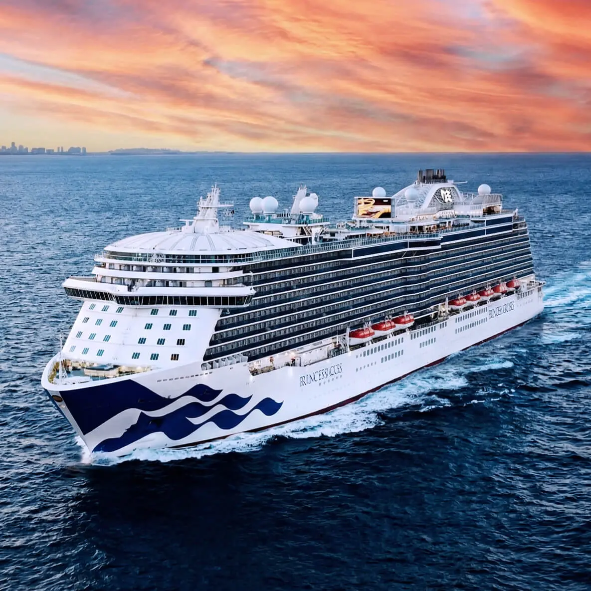 The new Royal Princess® is a gem of a ship, providing a wonderful and intimate ambiance for visiting the world's fascinating destinations. Onboard, you'll delight in many of the trademark features you've come to know on other Princess ships - ScholarShip@Sea® courses, fresh-water swimming pools, a casino, exciting nightspots and production shows. But she also boasts her own unique attributes, including fine wood paneling and leather armchairs, a library with over 4,000 titles - one of the best-stocked at sea - al fresco dining on deck and more.