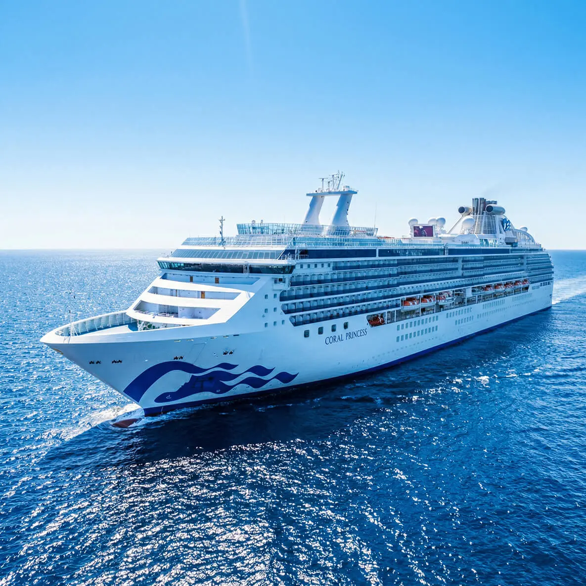 Coral Princess, with more than 700 balcony staterooms, was custom built to navigate the historic Panama Canal. Be sure to try the Bayou Caf&eacute; and Steakhouse, which features classic steakhouse cuisine, join friends for cocktails and Movies Under the Stars&reg; by the pool or try some decadent treats at the International Caf&eacute;.