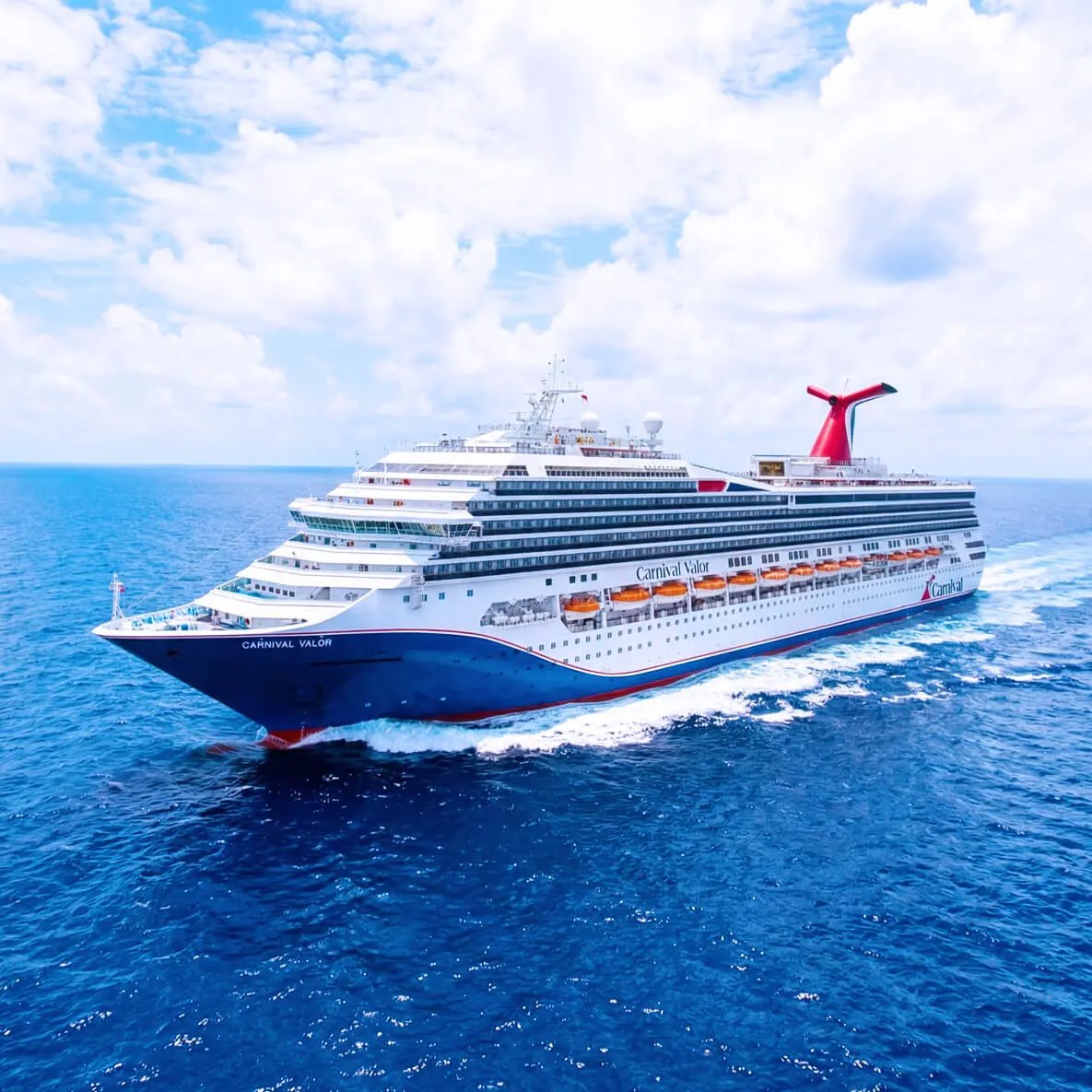 Your high seas hero Carnival Valor is here to rescue you from ordinary vacations and whisk you away to leisure, fun and amazing destinations. On your way you'll find onboard food spots designed to regale your palate, like BlueIguana Cantina&trade; and Guy's Burger Joint&trade; plus the downright indulgent Scarlett's Steakhouse. Let yourself be swept away to RedFrog Pub&reg; or Alchemy Bar&reg; for a drink, or get a little carried away rooting for your favorites at SkyBox&trade; Sports Bar. Kids can get caught up in all the excitement of being kids, hanging with others their age at Carnival Valor's three supervised youth spaces. Or they can join the wacky, wonderful Dr. Seuss&trade; bunch for character story-time (and more!) at Seuss at Sea&trade;. And pretty much anyone, young or slightly-less-young, will be thrilled by 214-foot long, four-deck-tall Twister waterslide&trade;. On the entertainment front, Playlist Productions&trade; takes tunes you know and presents them in song-and-dance, up-on-stage spectacular shows. At Dive-In Movies, you&rsquo;ll never have to choose between making a splash and watching a favorite movie under the stars, up on the big screen. And Punchliner&trade; Comedy Club will have you laughing your flippy-floppies off. If you thought for a second your vacation might be boring, now you know not to fear &mdash; Carnival Valor has what it takes to save any vacation!