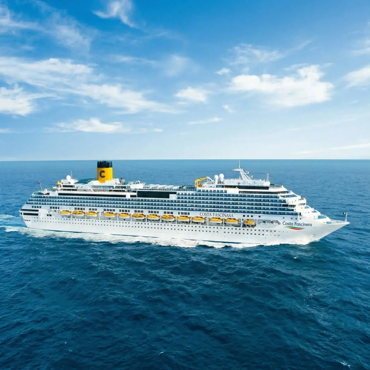A large ship to be experienced. Costa Fascinosa is perfect for an informal vacation, full of fun. Features modern and multi-faceted artworks. A tribute to the theater and cinema classics, each deck is inspired by characters, stories, and memorable works, Aida, Tosca, Zhivago. This is where you can enjoy all kinds of entertainment, from evening shows to relaxation at the Spa or by the pool. And for the kids, there is an Aqua Park just for them and a fairy-tale castle where they can imagine all the greatest adventures. And there’s even more: musicals, casino, game rooms and lounge bars to play the leading role in your vacation, as though you were living in a in a film.