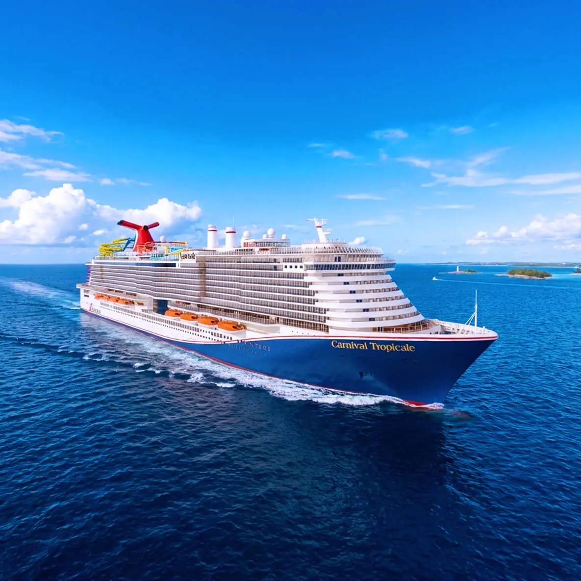 Carnival Tropicale&nbsp;sets sail in 2028.