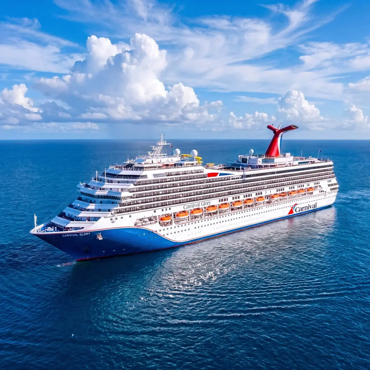 If you're looking for a vacation at sea that's as colorful as the d&eacute;cor of the cruise ship taking you there, an entire palette of fun activities and hot spots awaits aboard Carnival Glory. the fun, eye-catching experiences all around you are the real deal... And wait 'till you see the Camel Club Casino &mdash; proof that Carnival Glory is a real looker and a truly special cruise ship.<br>Look to Carnival Glory for one vibrant time at sea.