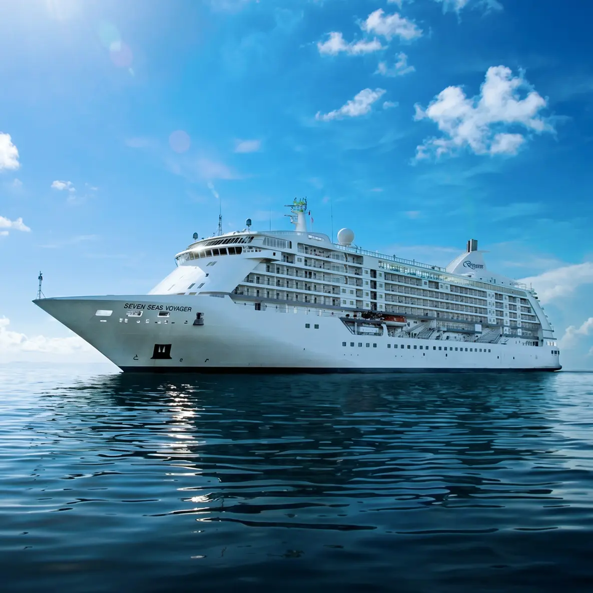 Seven Seas Voyager&reg; is designed so you can enjoy the outdoors just as much as the indoors while you cruise. Take a look at all the places you can watch the sunset at the end of another perfect day, including your private balcony. Seven Seas Voyager&reg; offers a wide range of itineraries. Choose popular Mediterranean ports like Barcelona and Venice or more remote destinations like Dakar on the coast of West Africa or Ushuaia on the tip of Cape Horn. You&rsquo;ll find time spent on board the ship to be just as enriching as time ashore. Relax by the pool, compete in a friendly game of trivia or bocce ball, indulge in treats at afternoon tea and gain insight from an expert lecturer.