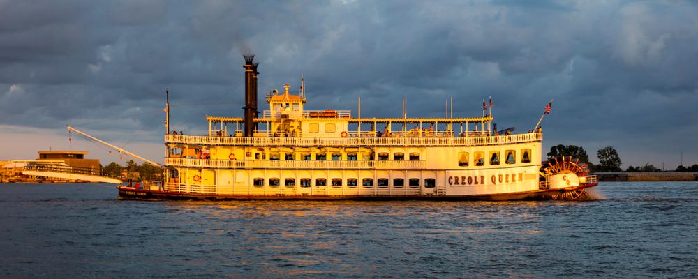 Riverboat on Mississippi River in New Orleans