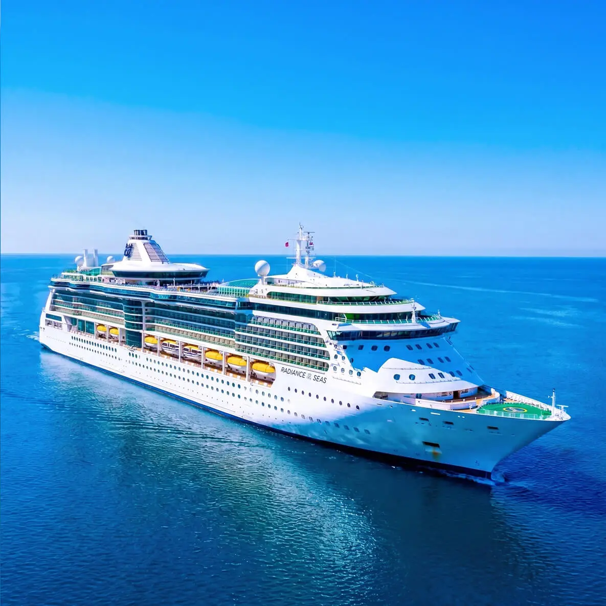 Get ready for an unforgettable explore-a-thon onboard Radiance of the Seas&reg;. Linger longer in iconic destinations onboard a ship designed for exploration. Dazzling with the most glass of any Royal Caribbean&reg; ship, Radiance of the Seas&reg; is perfect for glacier gazing in Alaska and soaking up the sun in the tropics. When you aren&rsquo;t chasing adventure onshore, unwind poolside while taking in the views, stretch your muscles on the Rock Climbing Wall, and sing along to show-stopping performances onboard.