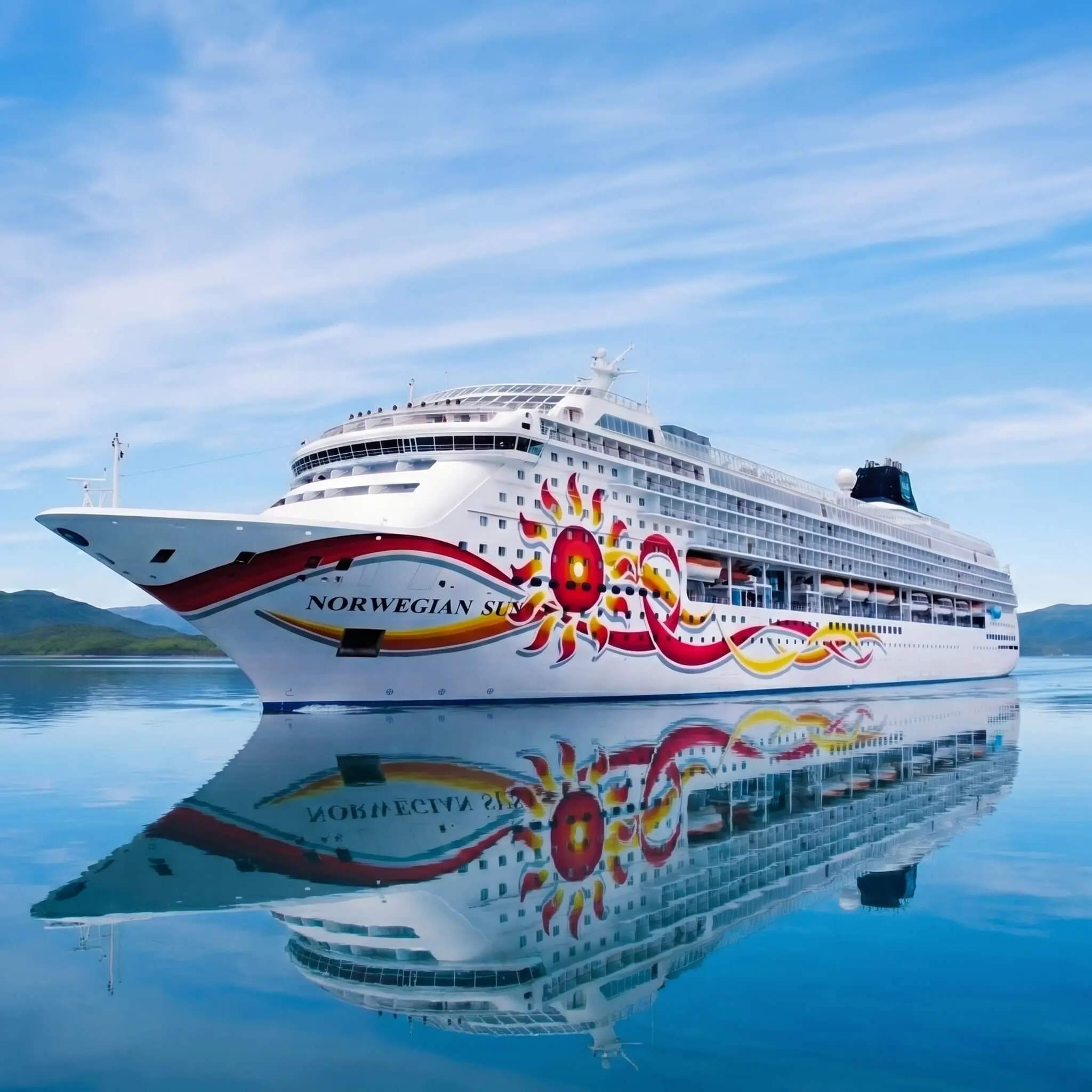 Where in the world do you want to cruise? Chances are the recently refurbished Norwegian Sun can take you there with cruises to the laid-back Caribbean, sun-drenched Bahamas, the world's greatest shortcut the Panama Canal, or into the frozen wilderness of Alaska. While you're becoming a world traveler, you won't have to worry about what to do or where to go, as there are plenty of dining options, a wide variety of bars and lounges, the relaxing Mandara Spa, and the always-exciting Sun Club Casino.