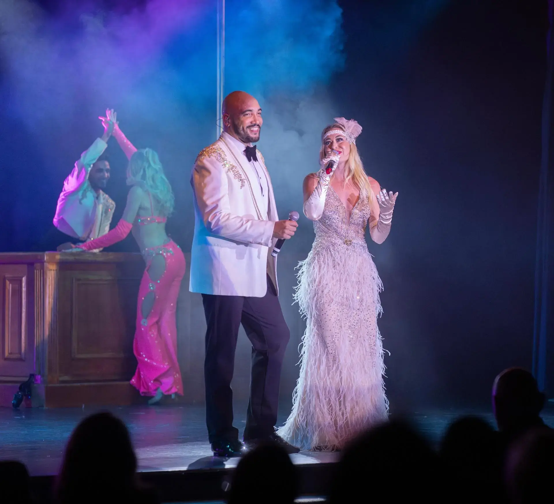 Experience dazzling live performances, elegant cabaret-style productions, and unforgettable evenings aboard Crystal Cruises.