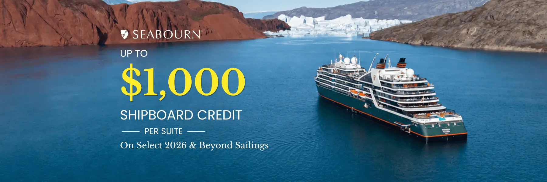 Up to $1,000 Shipboard Credit
