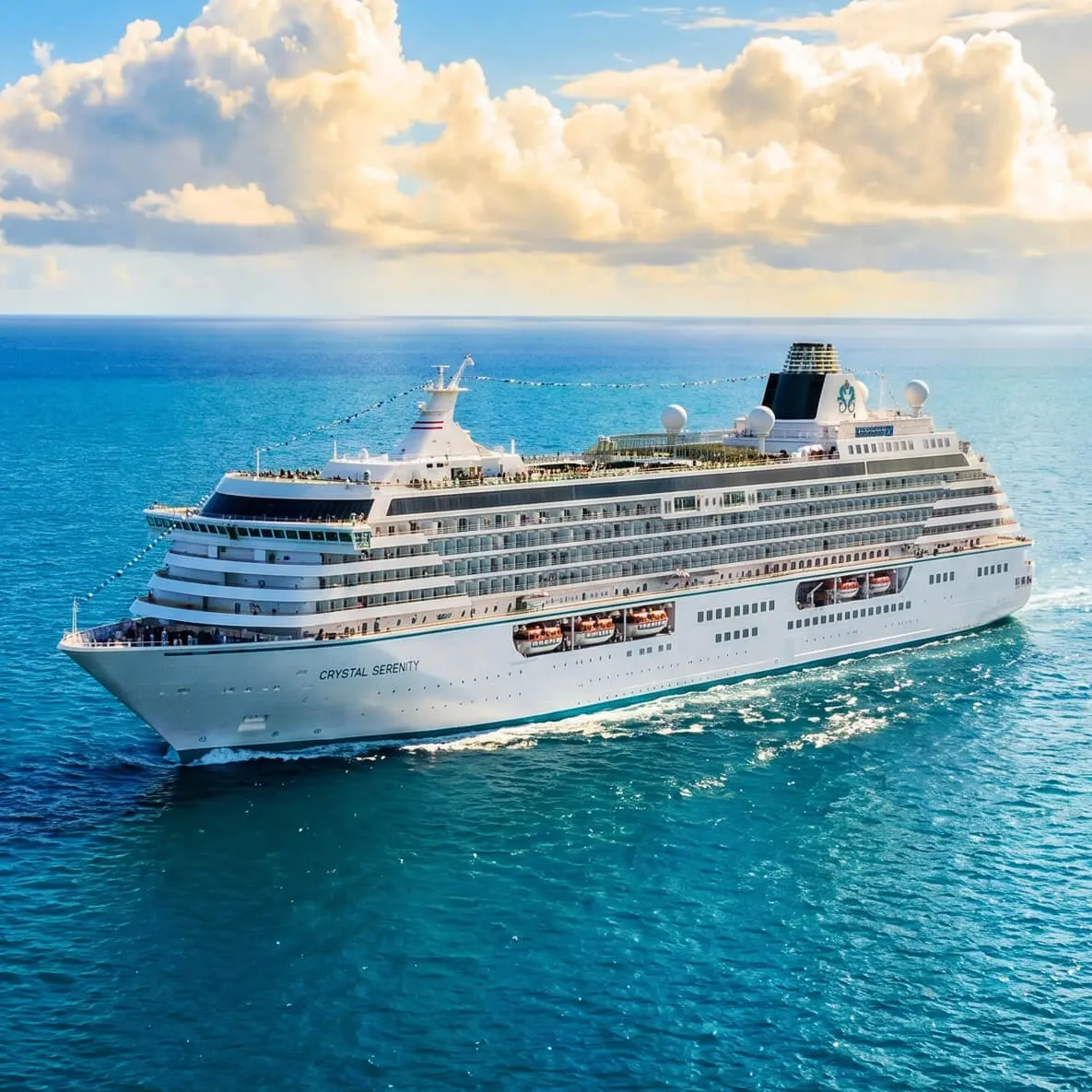 With an industry-leading space to guest ratio across an array of social areas, crystal serenity offers the utmost comfort, quality, personalisation and choice.