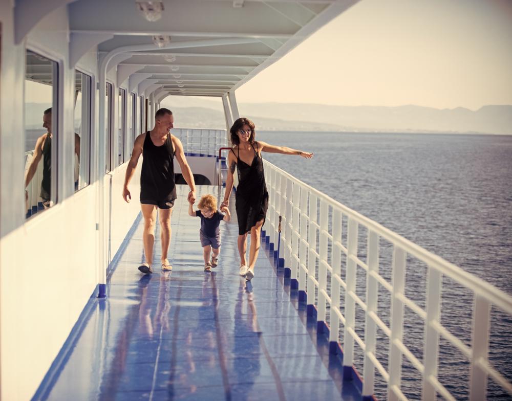 Vacaciones familiares en crucero.