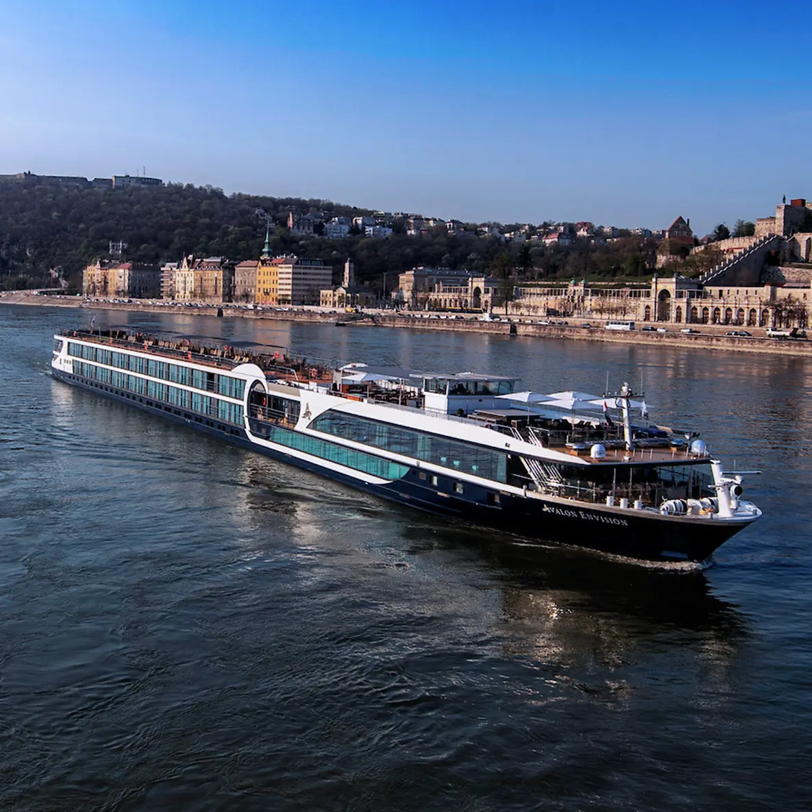 Just envision Europe's most spectacular views passing your panoramic window like ever-changing picture postcards. The Avalon Envision brings this dream to life as part of the youngest fleet of ships on Europe's waterways. Avalon continues the outstanding commitment to relaxed luxury and excellence with the Envision. Passengers can choose from two full decks of award-winning Panorama Suites with wall-to-wall, floor-to-ceiling panoramic windows that transform your living space into a unique Open-Air Balcony. The 200-square-foot Panorama Suites are more than 30% larger than the industry standard, with Avalon's signature window-facing "Beds with a View.