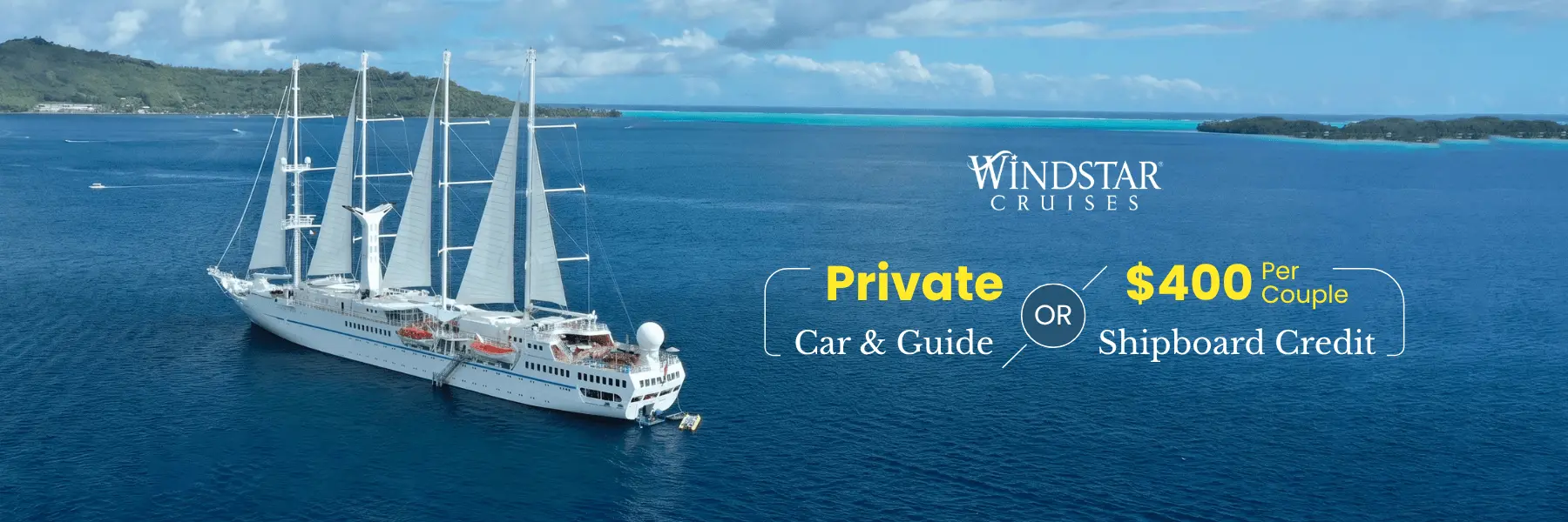 Private Car & Guide or $400 Per Couple Shipboard Credit