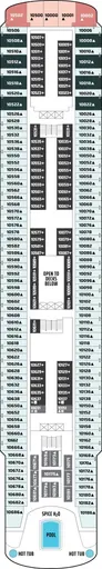 Norwegian Spirit Deck 10