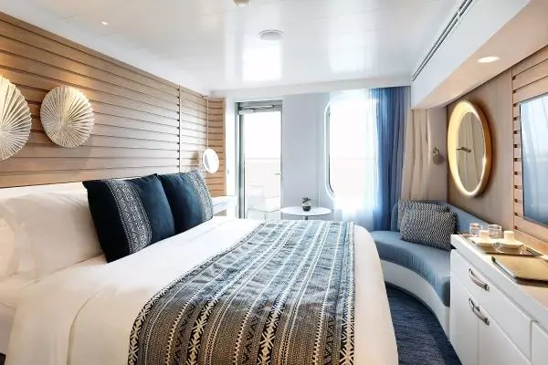 Private cruise balcony deck