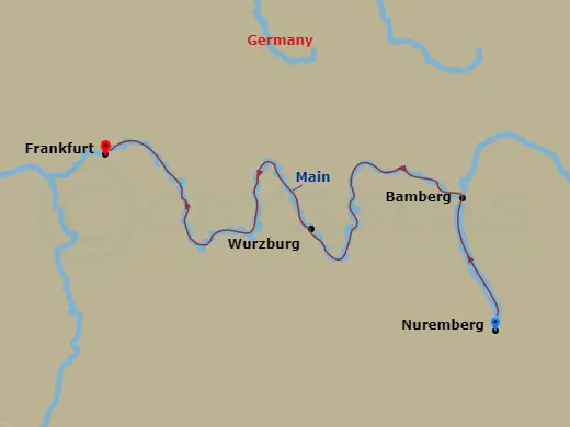 Itinerary schematic diagram