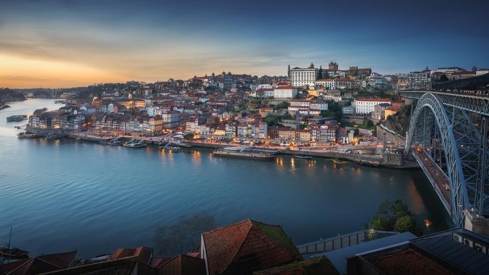 Porto Skyline with Douro River
