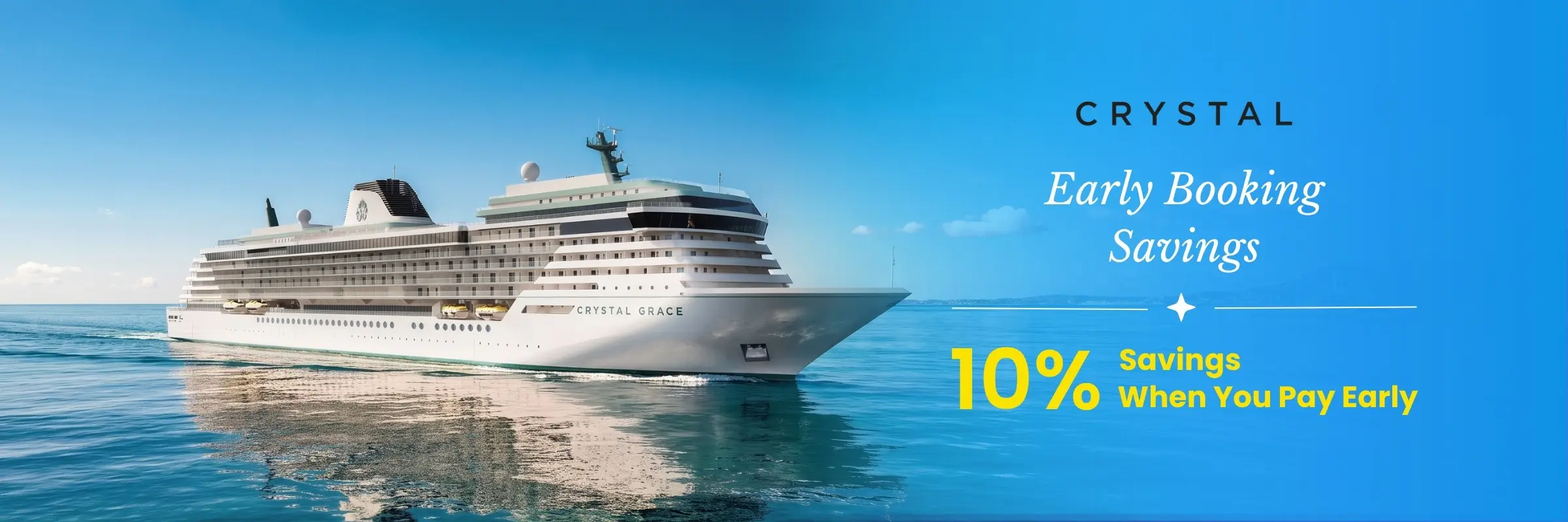 Early Booking Savings: 10% Savings When You Pay Early