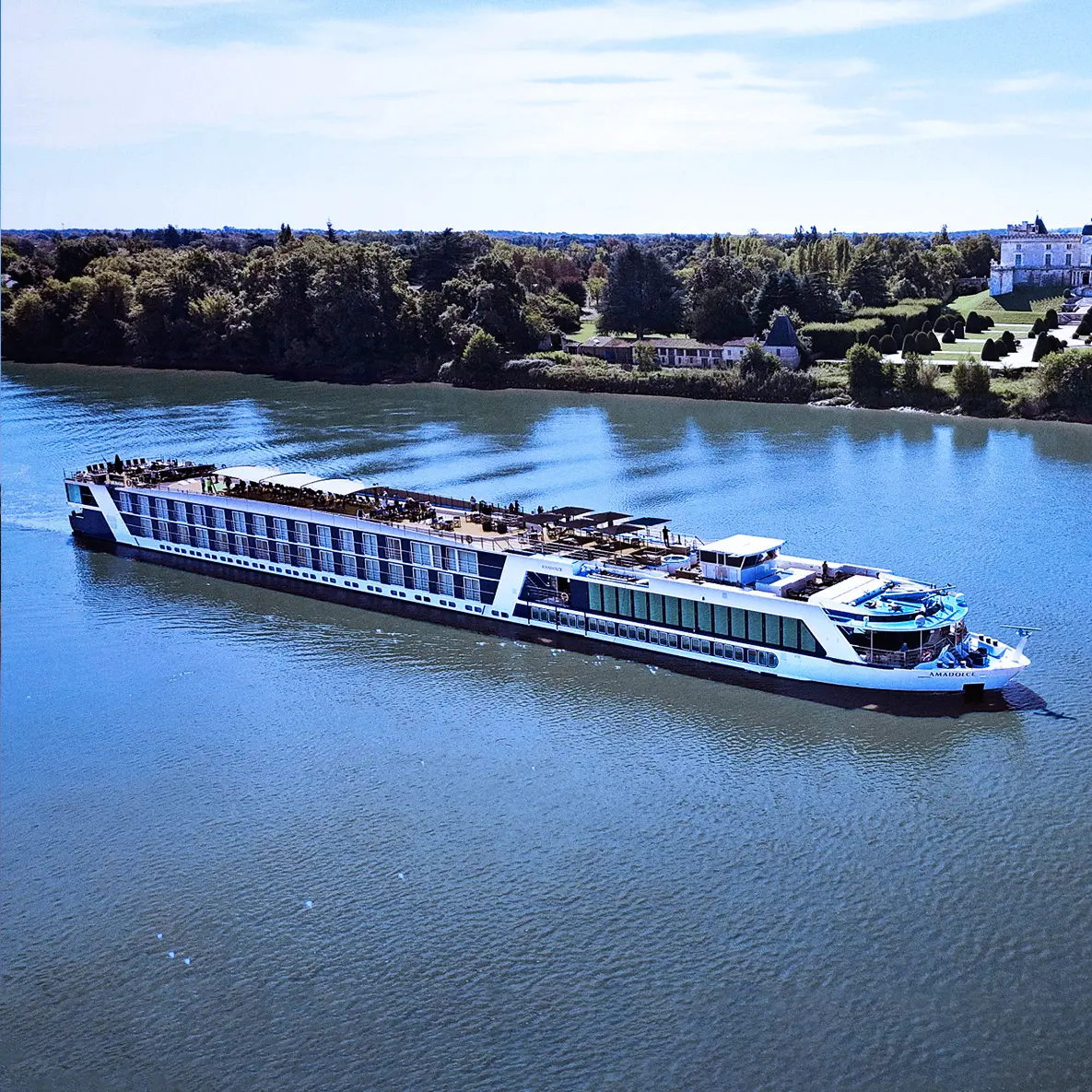 The main image of the ship named AmaDolce